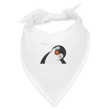 Pinguin - Bandana - Weiß - Vorne