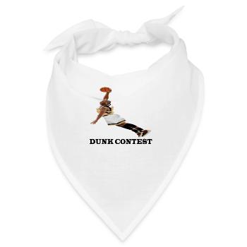Print "Basketball" - Bandana - Weiß - Vorne