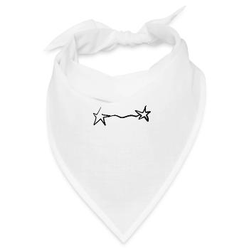 sterne stern - Bandana - Weiß - Vorne