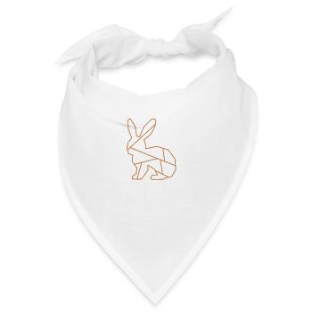Hase | Tier | Logo | Rammler - Bandana - Weiß - Vorne