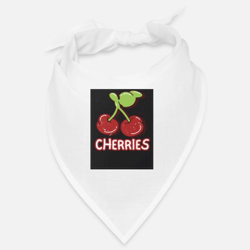 Cherry Duo Retro-Abzeichen Bandana