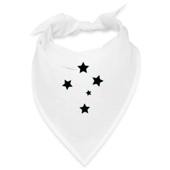 Kreuz des Suedens - Bandana - Weiß - Vorne