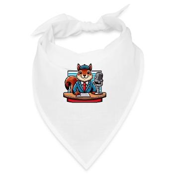 Eichhörnchen Nachrichten - Bandana - Weiß - Vorne