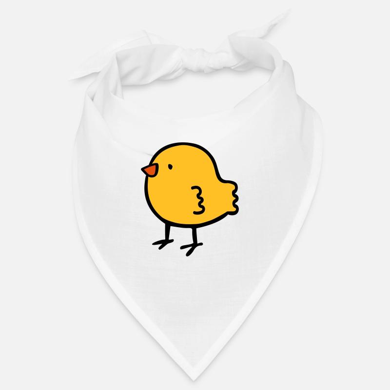poussin - Bandana - blanc
