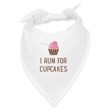 Cupcakes - Bandana - Weiß - Vorne