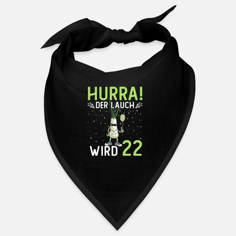 Hurra der Lauch wird 22 Bandana