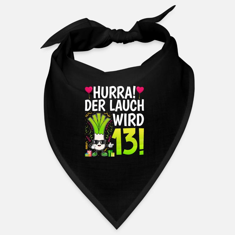Hurra der Lauch wird 13 Bandana