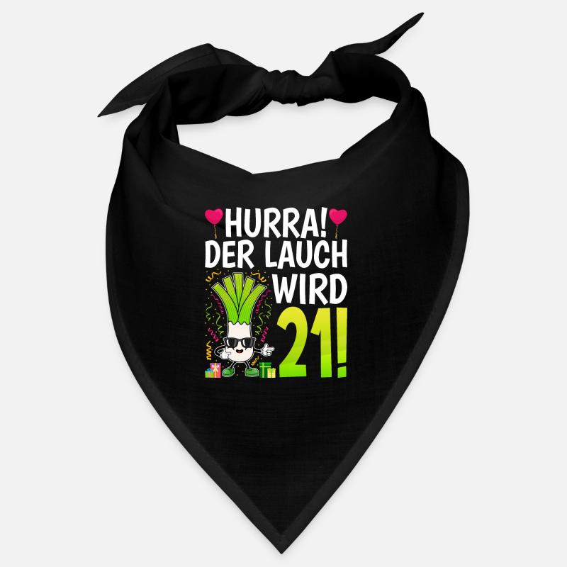 Hurra der Lauch wird 21 Bandana