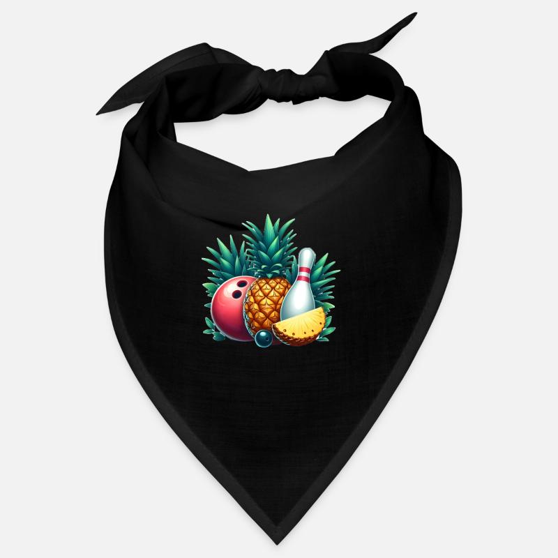 Bowlingkugel und Ananas Bandana