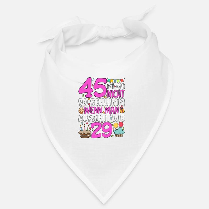 45 ans, ce n’est pas si mal Bandana
