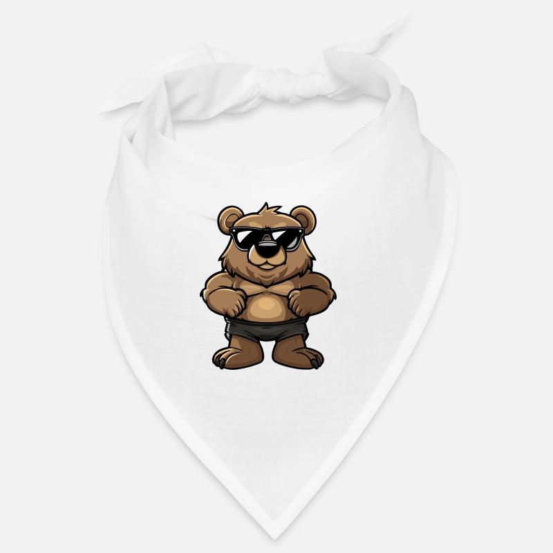 Bear Cool Comic Bandana