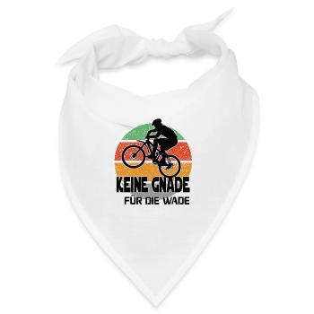 Fahrradfahrer Fahrradkurier Express - Bandana - Weiß - Vorne