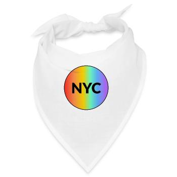 GAY NYC - Bandana - Weiß - Vorne