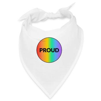 STOLZER LGBT-STOLZ - Bandana - Weiß - Vorne