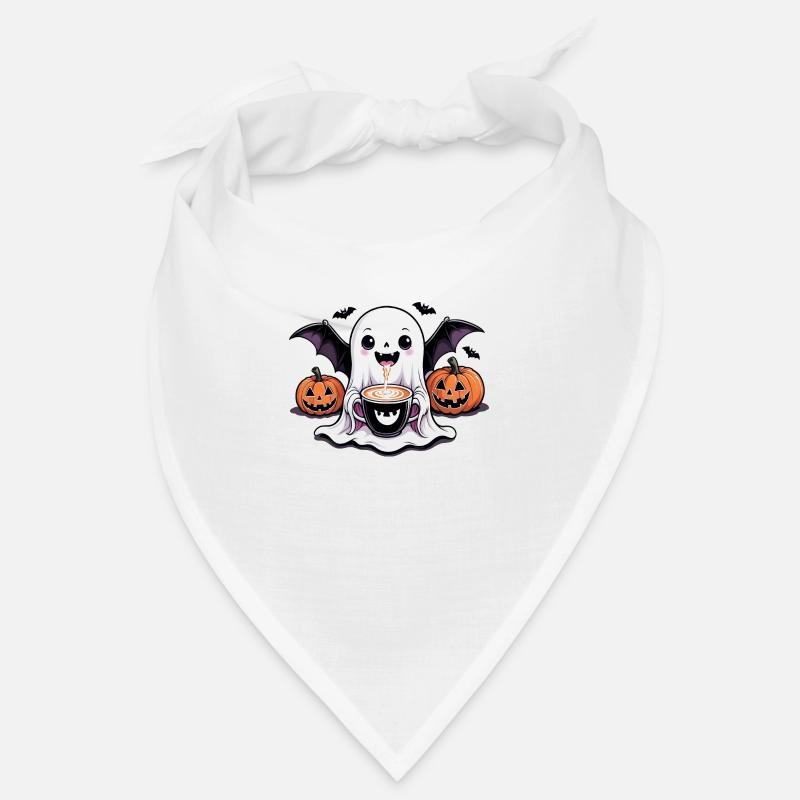 Ghost Ghost Halloween Pumpkin Bat Funny Bandana