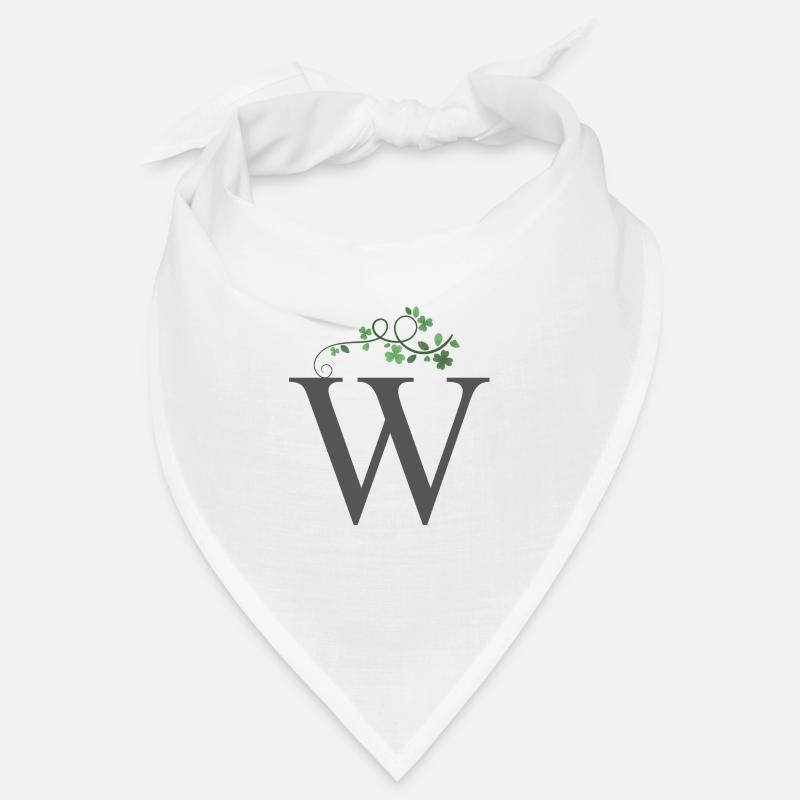 W avec trèfles Bandana