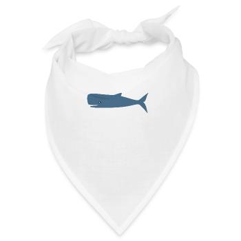 Pottwal - Bandana - Weiß - Vorne