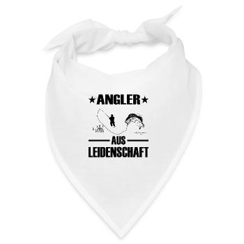 Angeln - Bandana - Weiß - Vorne