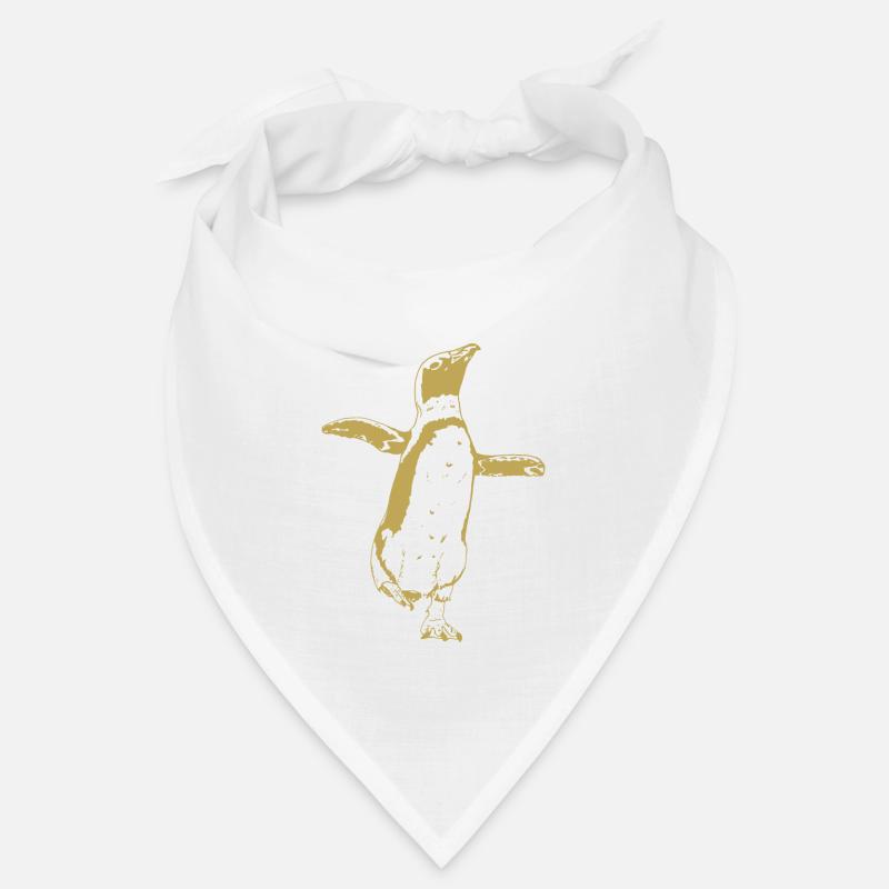 Illustrierte Designs mit Pinguin Bandana