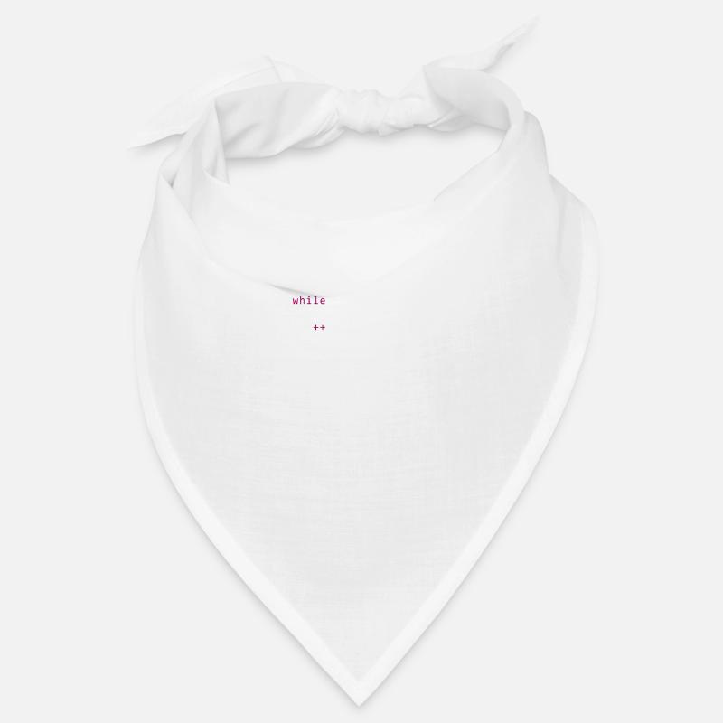 Lebendiger Code - Bandana - Weiß