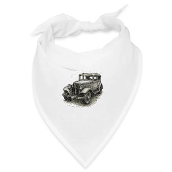 Oldtimer - Bandana - Weiß - Vorne