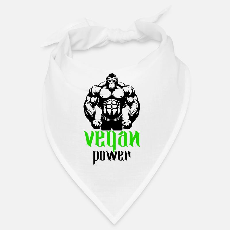 Gorilla Bodybuilder Végétalien Bandana