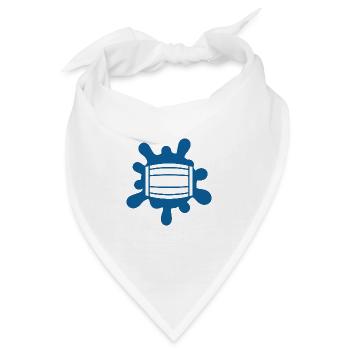 Bier - Beer / Bierkrug - Bierflasche Bierfass - Bandana - Weiß - Vorne