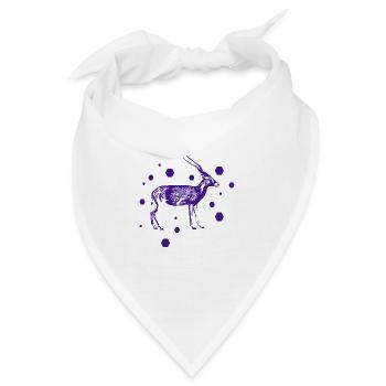 Reh - Rehkitz - Natur - Wald - Bandana - Weiß - Vorne