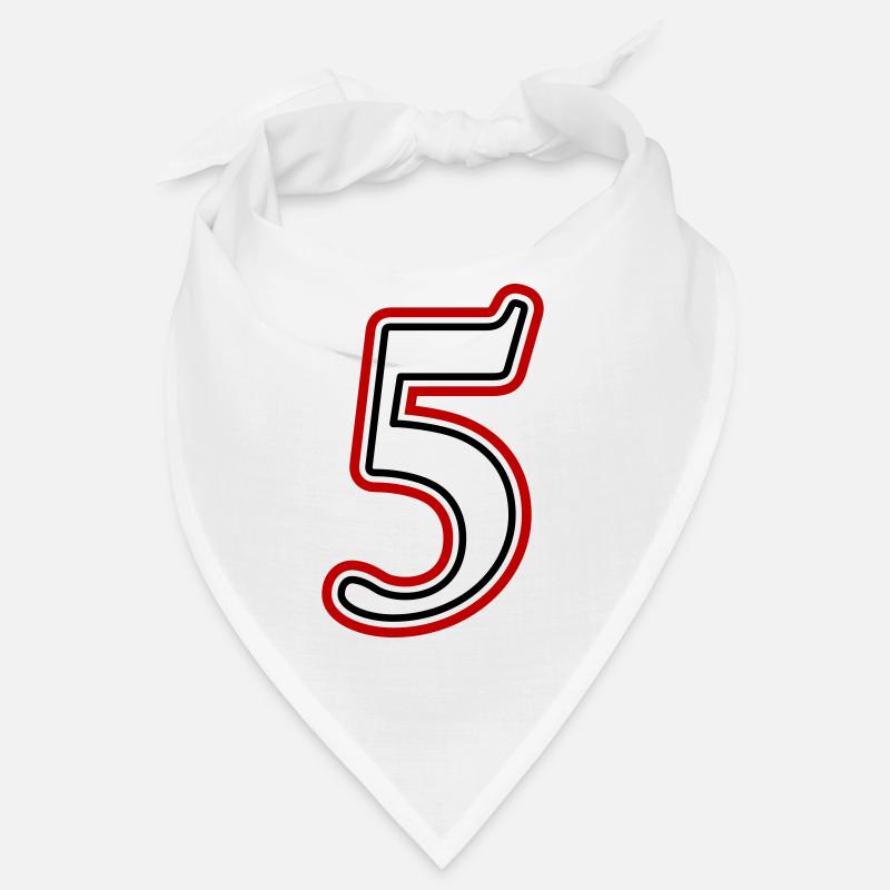 5 Numéro de numéro Bandana