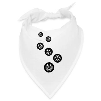 Reifen tuning - Bandana - Weiß - Vorne