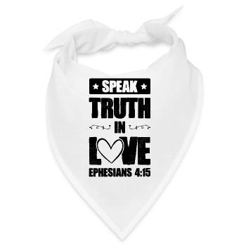 bibel liebe verse - Bandana - Weiß - Vorne