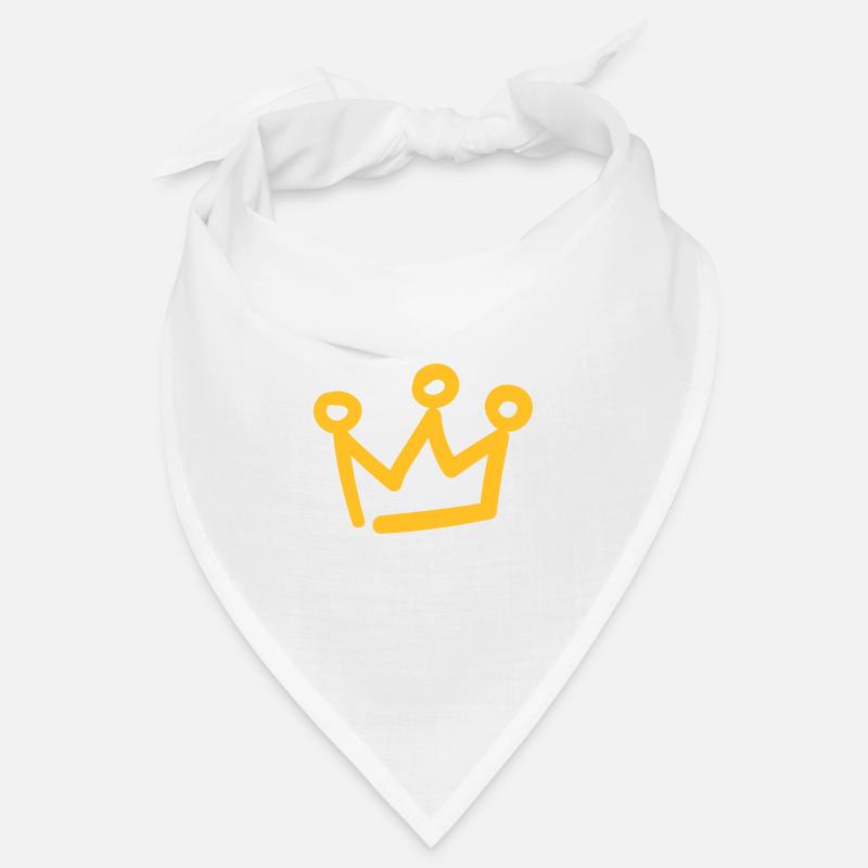 Crown line drawing Bandana