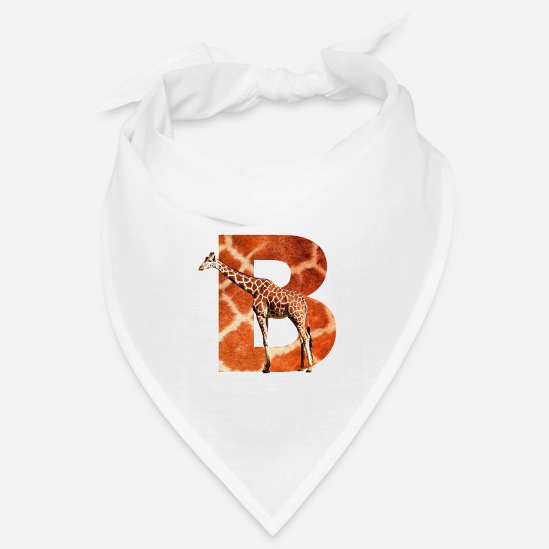 Girafe B - Bandana - blanc