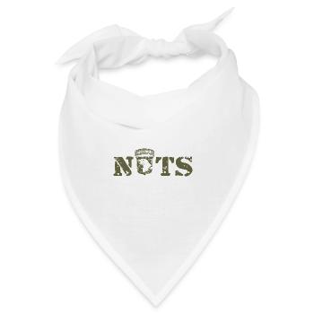 AVM Bastogne NUTS Battle Bulge Battered Bastards - Bandana - Weiß - Vorne