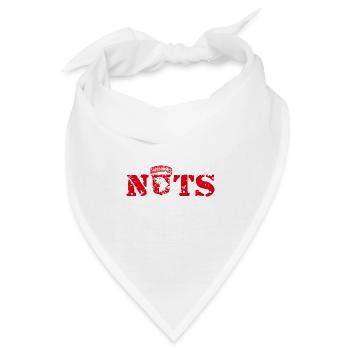 AVM Bastogne NUTS Battle Bulge Battered Bastards - Bandana - Weiß - Vorne