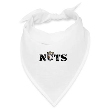 AVM Bastogne NUTS Battle Bulge Battered Bastards - Bandana - Weiß - Vorne