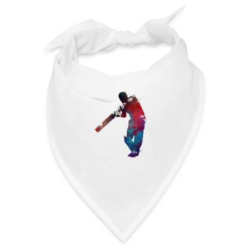 Cricket Sport Kunst #cricket - Bandana - Weiß - Vorne