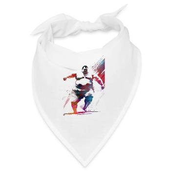 Sumo Sport Kunst #sumo - Bandana - Weiß - Vorne