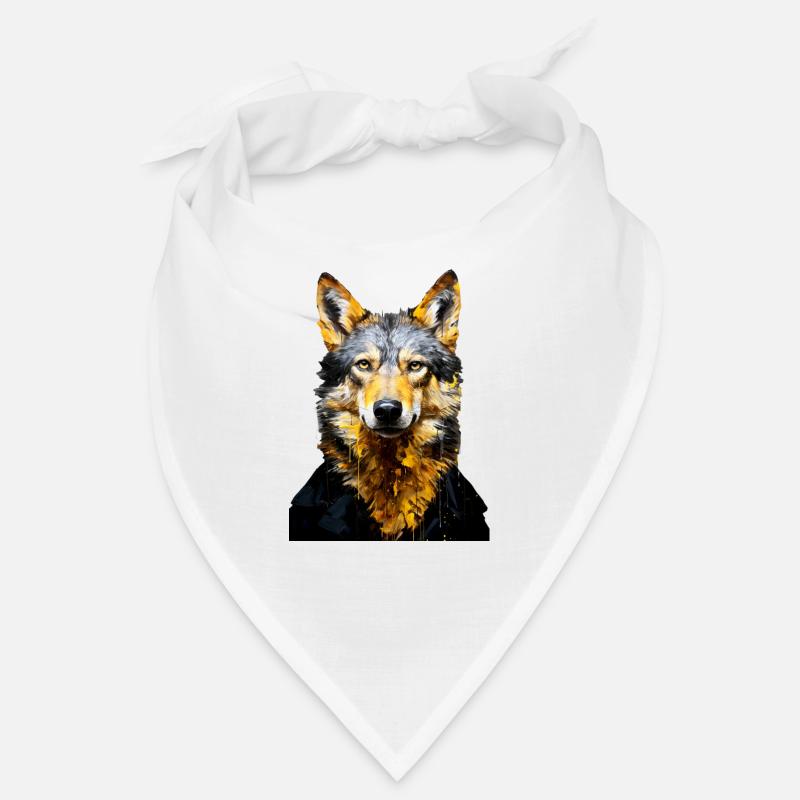 Wolf Tierkunst #wolf Bandana