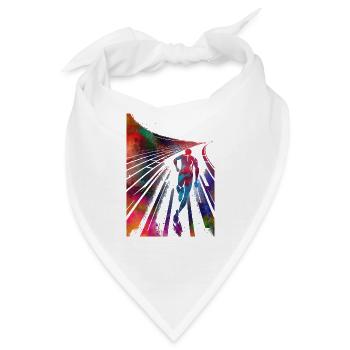 Läufersport #jogging - Bandana - Weiß - Vorne