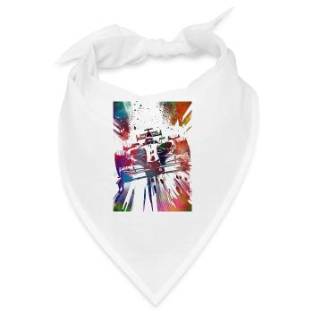 Formel #racing #sport - Bandana - Weiß - Vorne