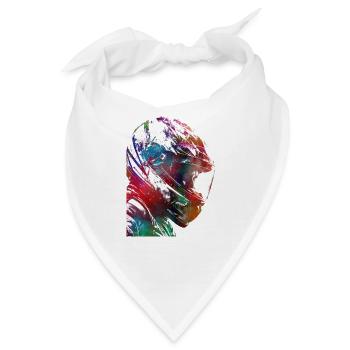 Motorsport #motor #sport - Bandana - Weiß - Vorne