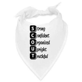 Scout - Bandana - Weiß - Vorne