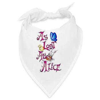 wie Alice verloren - Bandana - Weiß - Vorne
