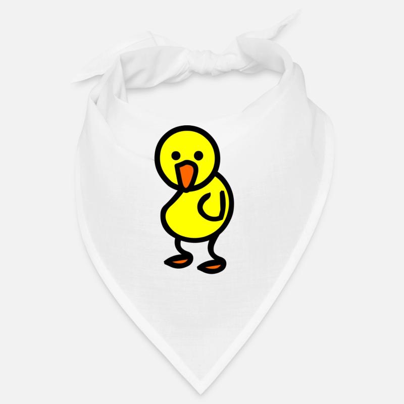 Vogel guckt. Bandana
