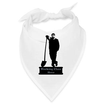 working_class_hero_3 - Bandana - Weiß - Vorne