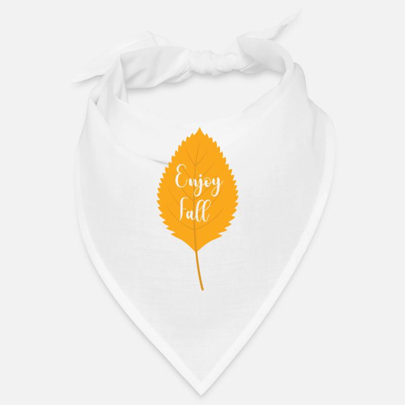 Genieße den Herbst Geschenk Idee Bandana