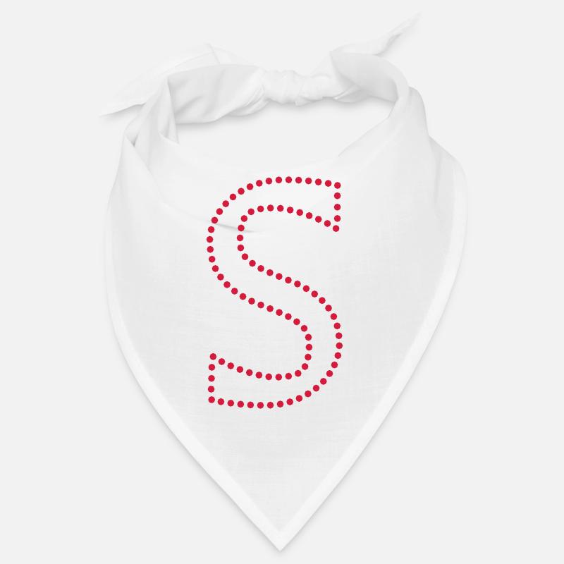 Buchstabe S / letter S (dots, 1c) Bandana