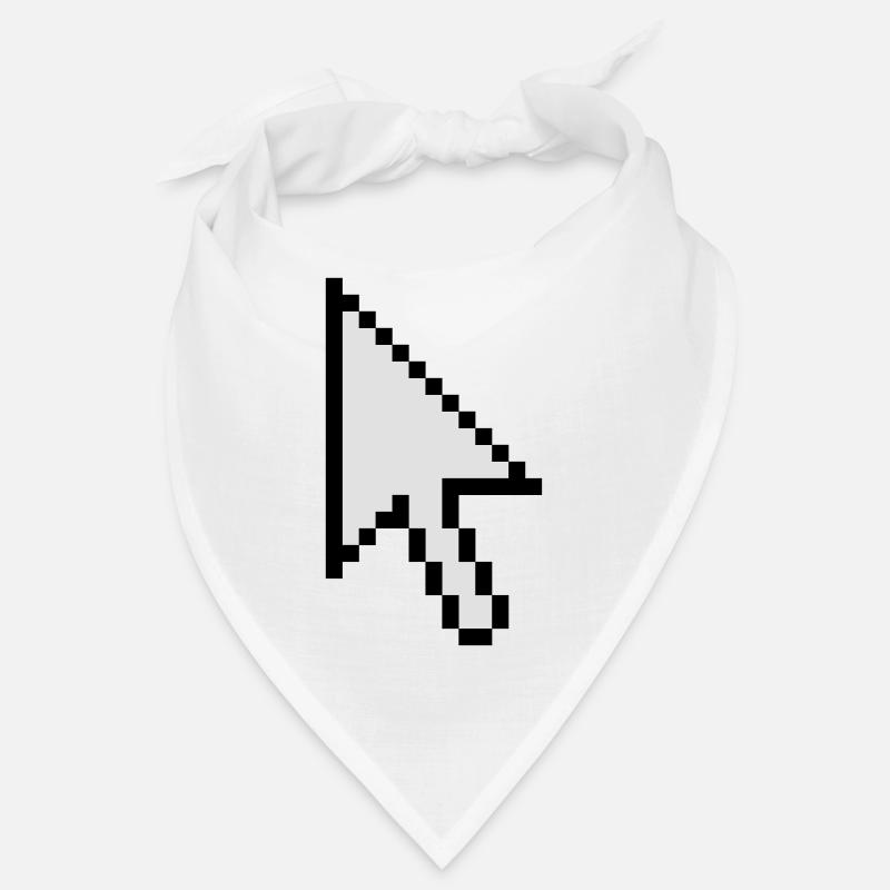 Mouse cursor - Bandana - white