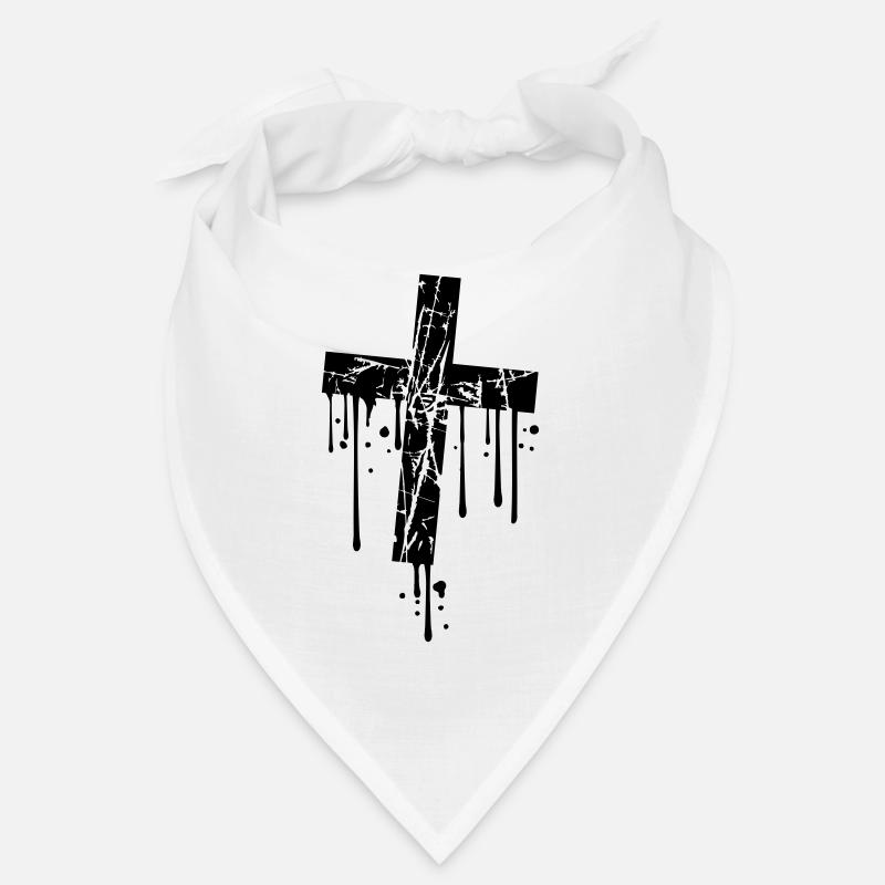 drop graffiti stamp scratch cracks old cross g Bandana